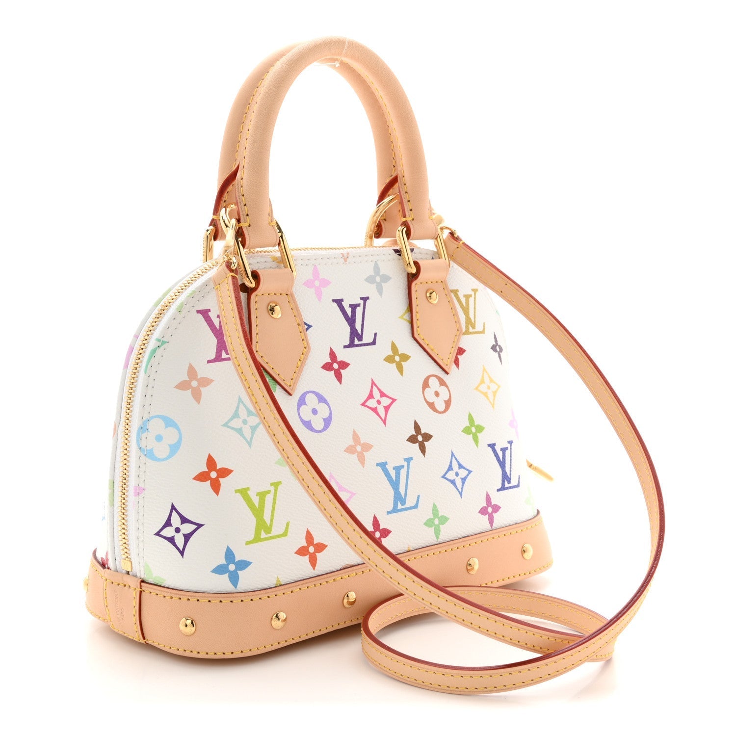 LV X TM Monogram Multicolor Alma BB White