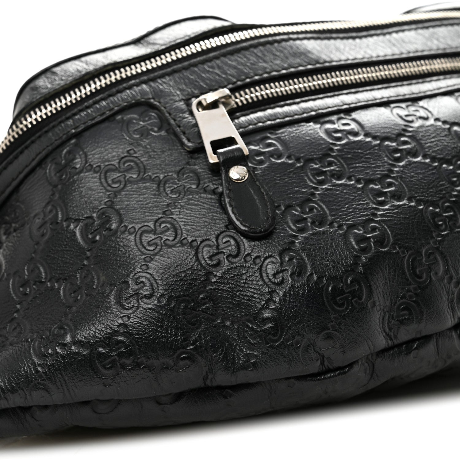 Guccissima Web Belt Bag Black