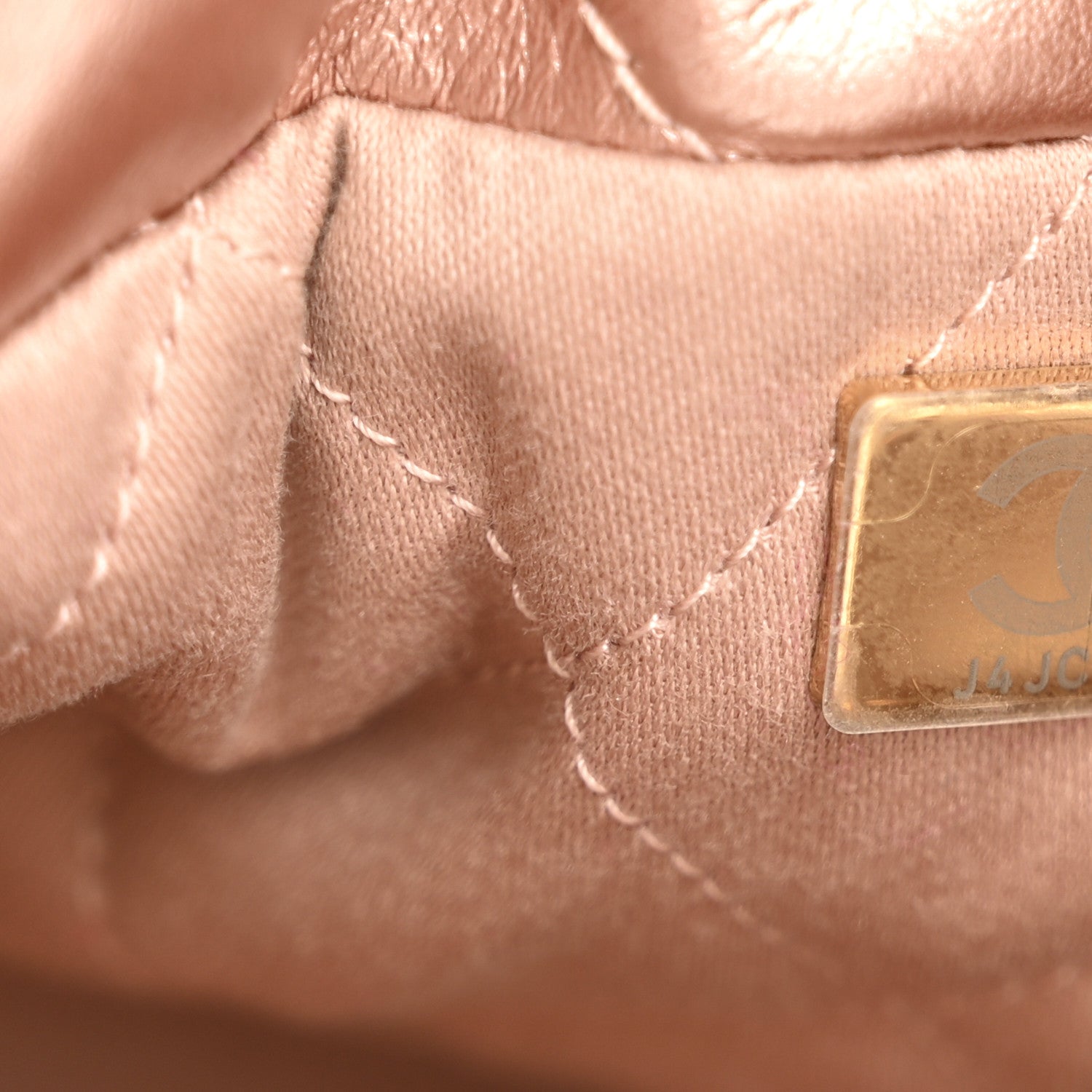Metallic Calfskin Quilted Mini Chanel 22 Copper