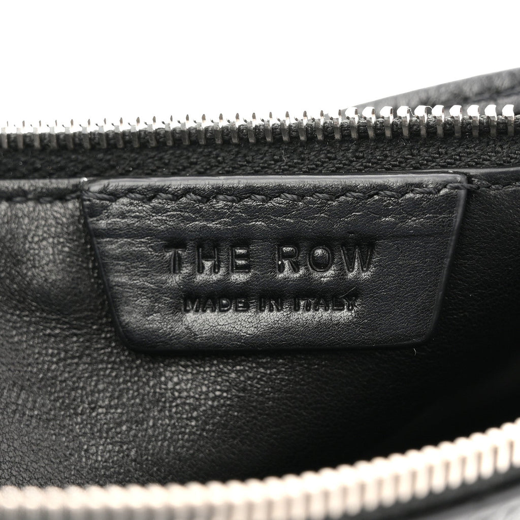 Grained Calfskin Owen Pouch Black