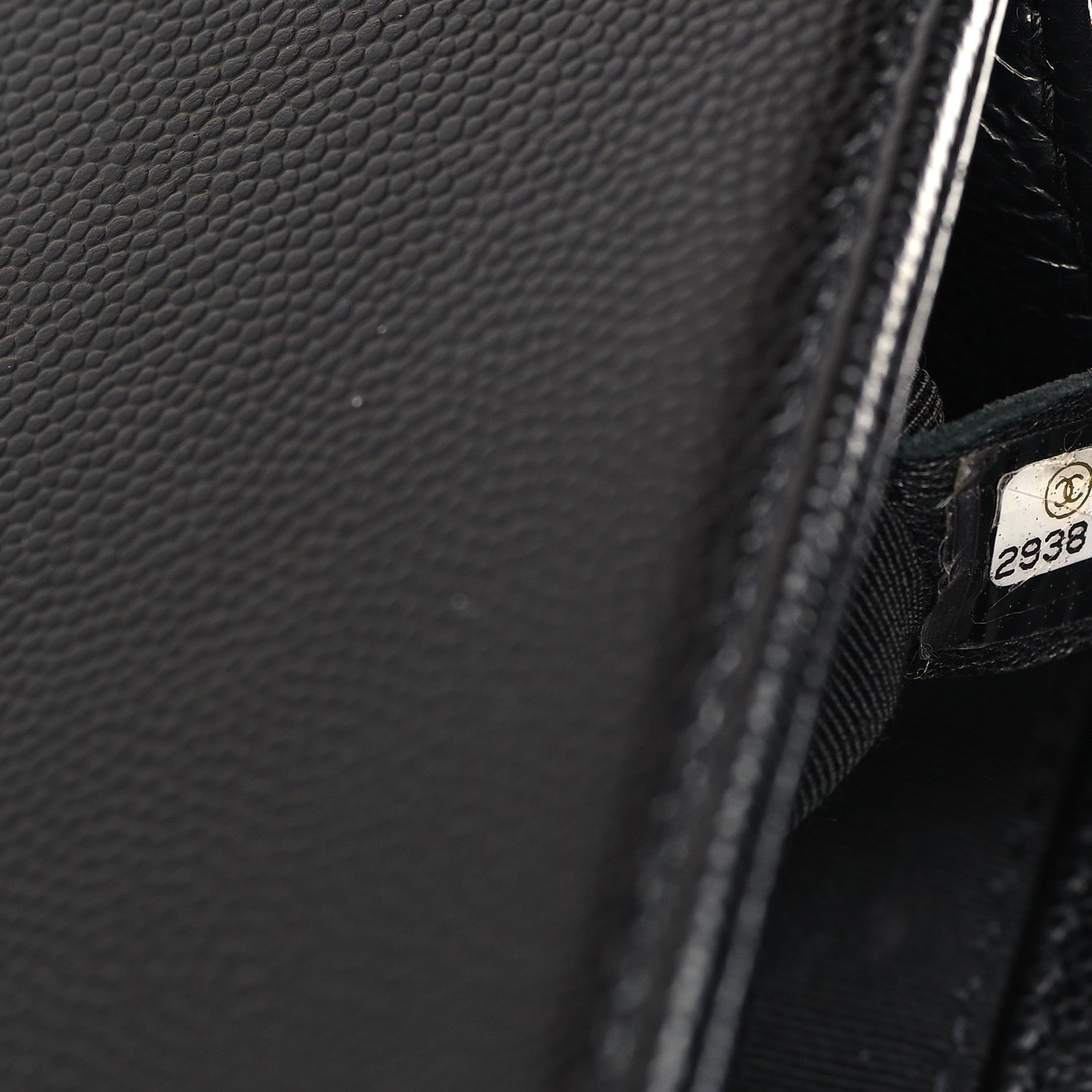 Caviar Quilted Small Boy Flap Black