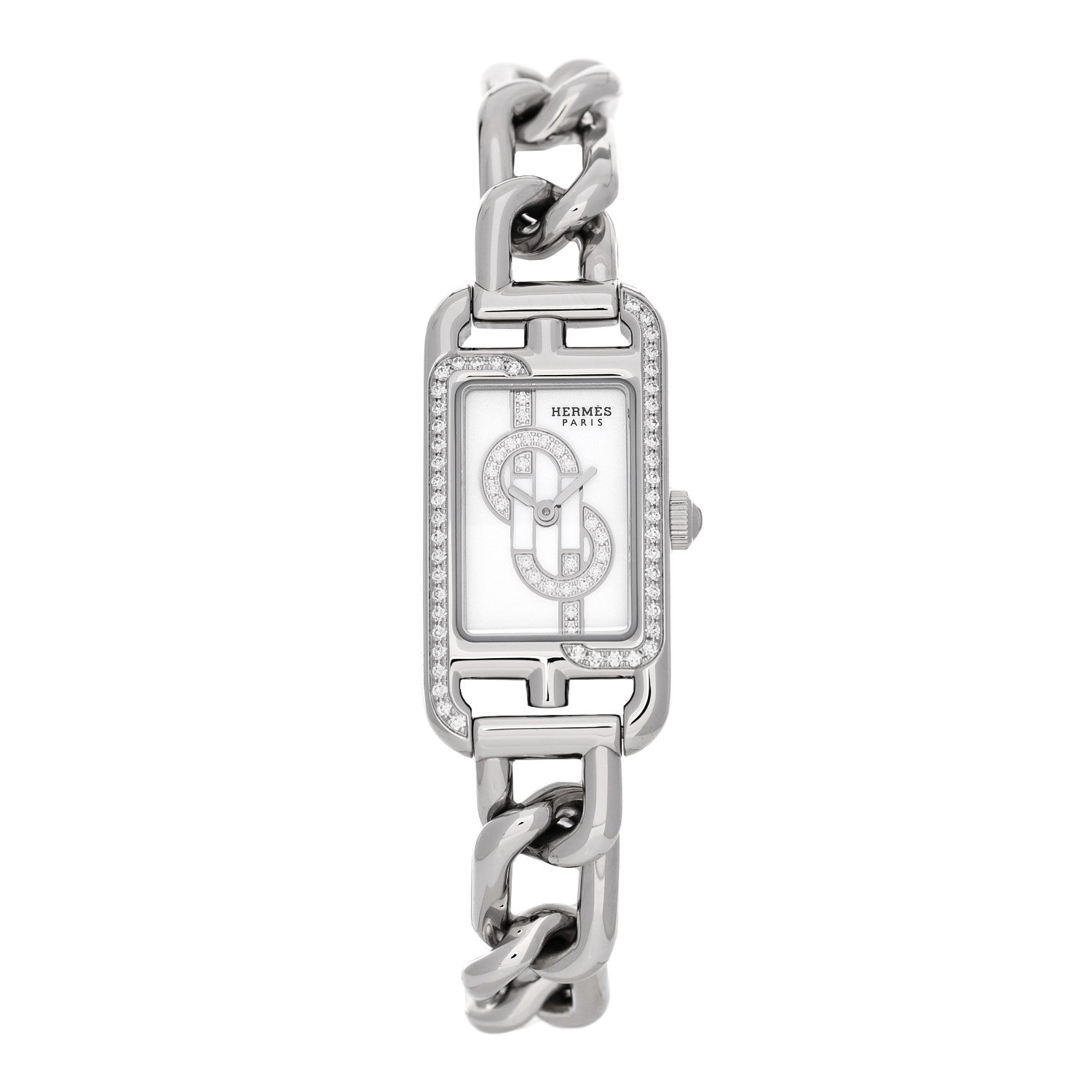 Stainless Steel Diamond Bezel 17mm Nantucket Quartz Watch
