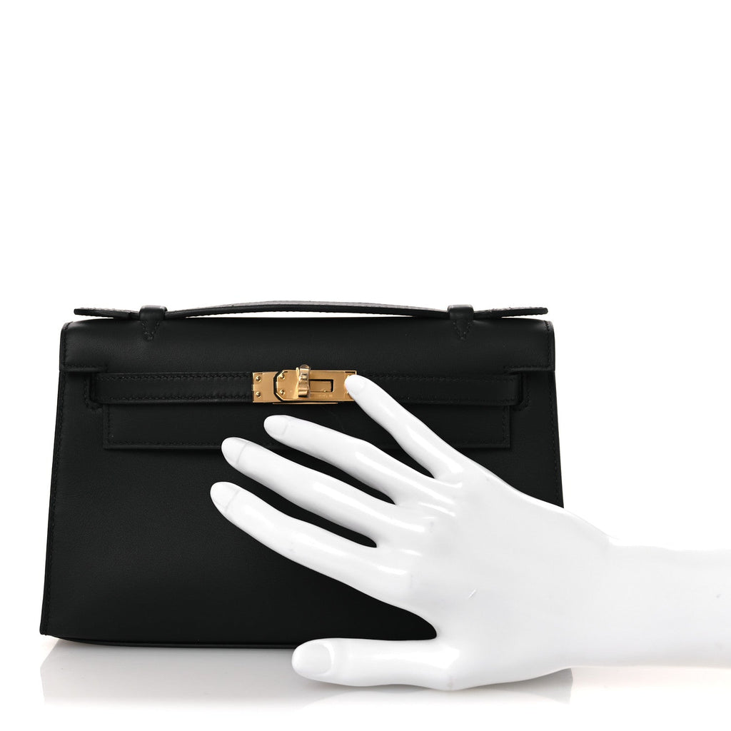 Swift Kelly Pochette Clutch Black