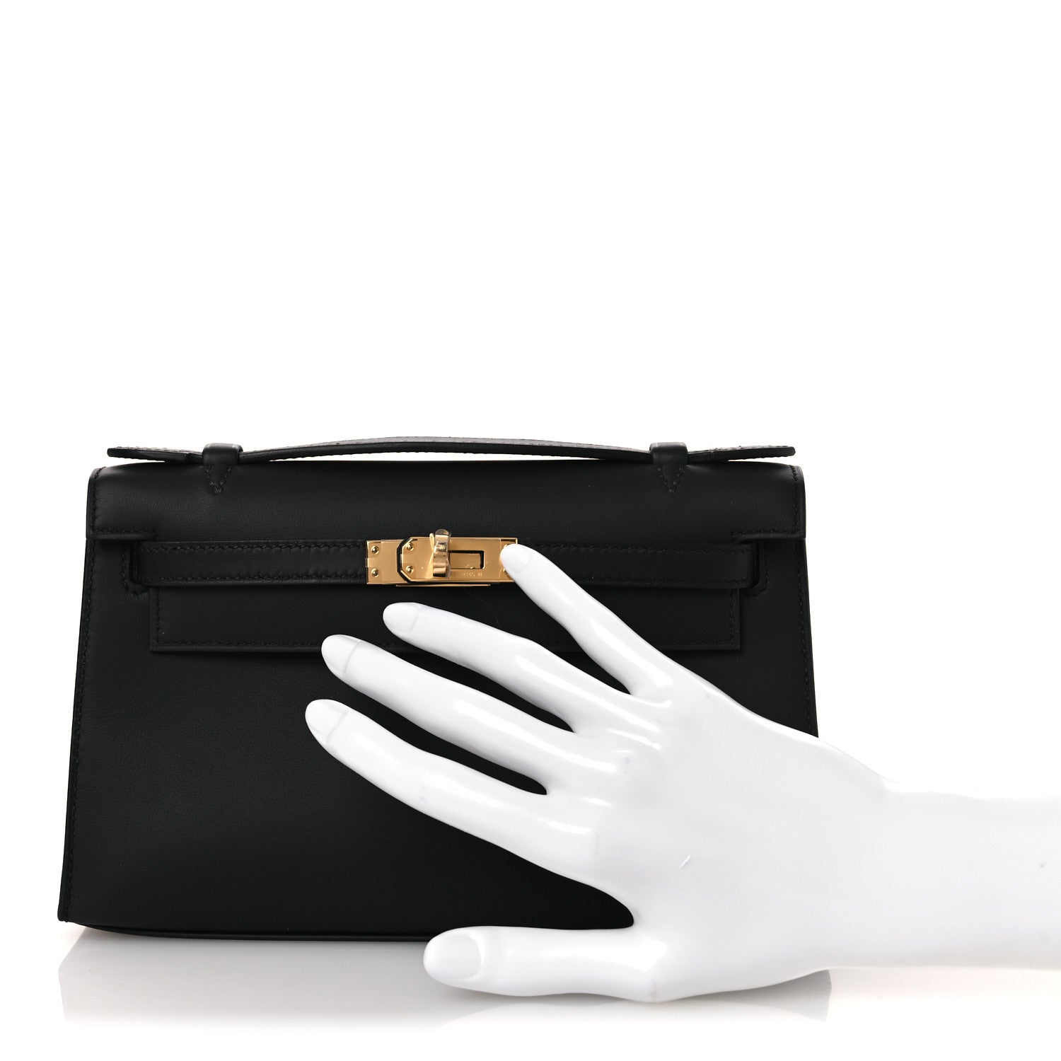 Swift Kelly Pochette Clutch Black