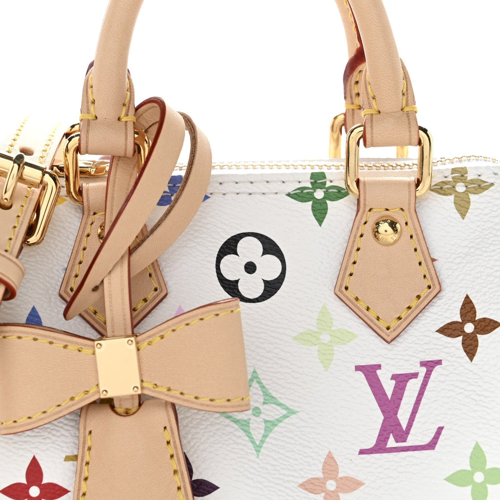 LV X TM Monogram Multicolor Nano Speedy White
