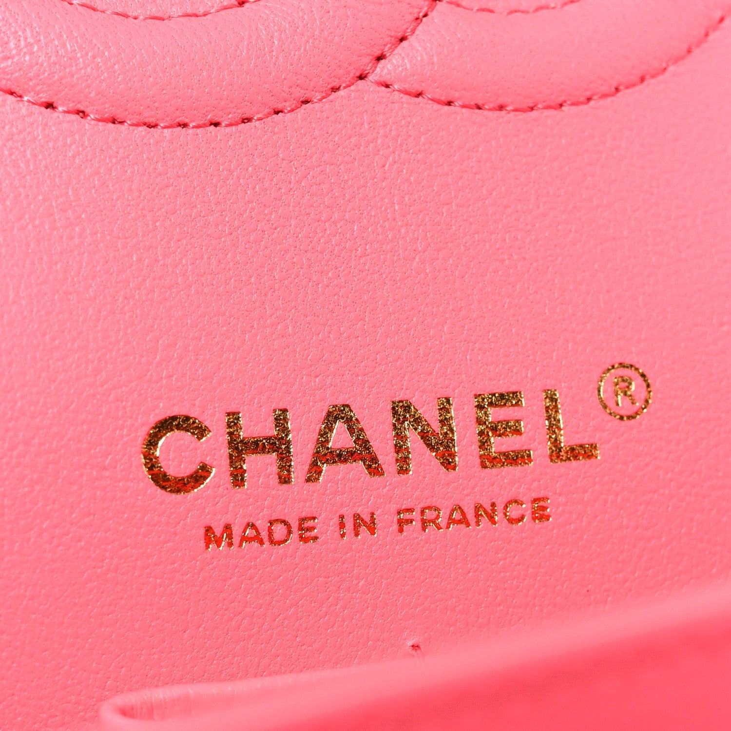 Lambskin Quilted Medium Double Flap Pink