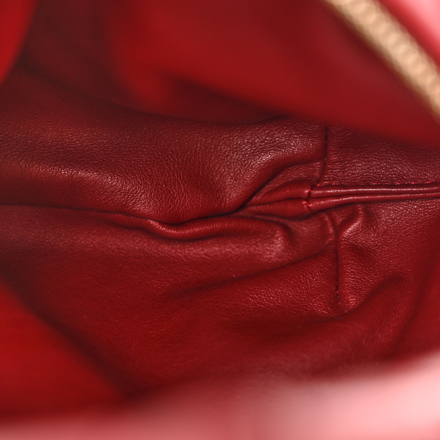 Nappa Intrecciato Mini Jodie Dark Red