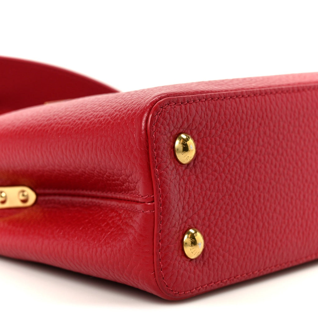 Taurillon Mini Capucines Scarlet