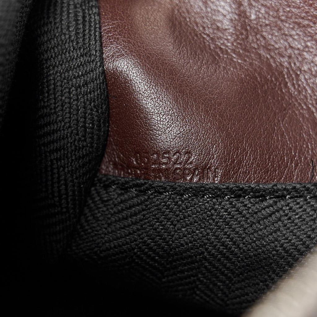 Shiny Calfskin Small Puzzle Biker Bag Dark Brown