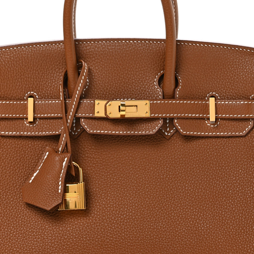 Togo Birkin 25 Gold