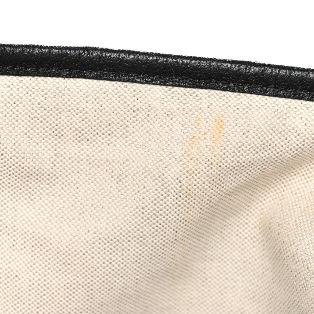 Textured Dollar Calfskin Medium Ophidia Shoulder Tote Bag Black