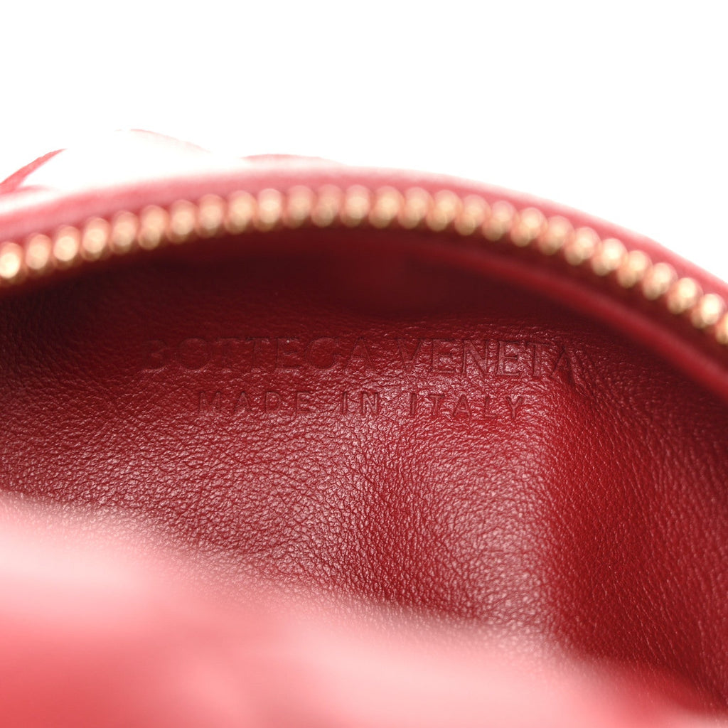Nappa Intrecciato Mini Jodie Dark Red