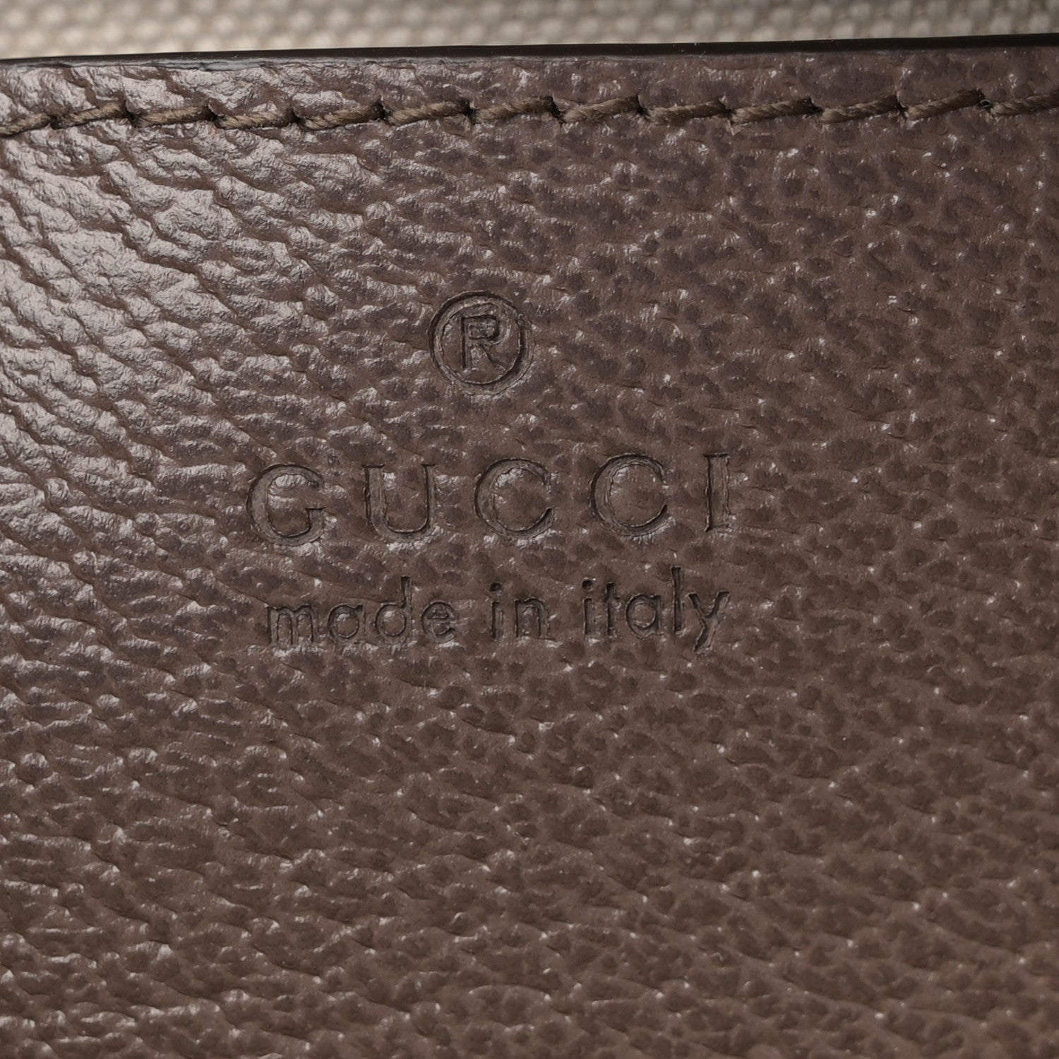 GG Supreme Monogram Textured Dollar Calfskin Web Mini Ophidia Top Handle Bag Beige Ebony New Acero
