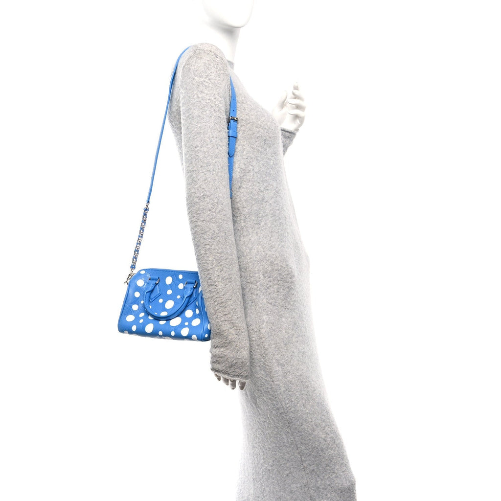LV X YK Empreinte Speedy Bandouliere 20 Blue White