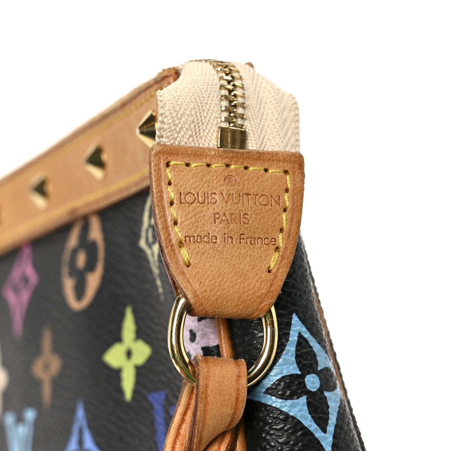 Monogram Multicolor Pochette Accessories Black