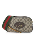 GG Supreme Monogram Web Neo Vintage Shoulder Bag Beige New Acero Crop