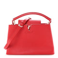 Taurillon Capucines PM Rubis