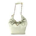 Mellow Nappa Lambskin Small Squeeze Bag Spring Jade