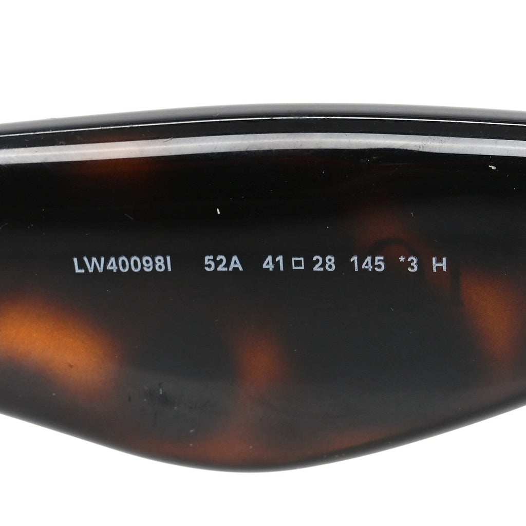 Acetate Inflated LW400981 Square Sunglasses Tortoise
