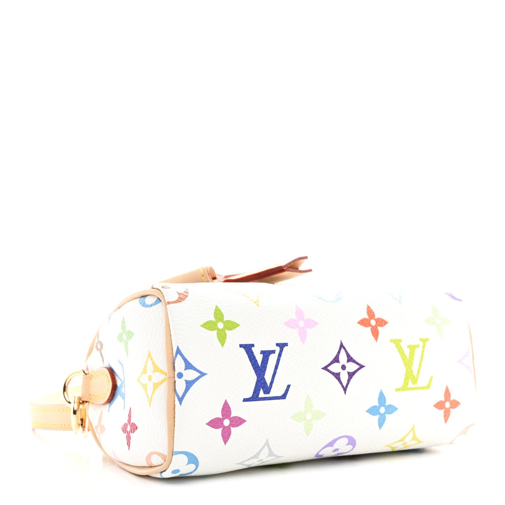LV X TM Monogram Multicolor Nano Speedy White
