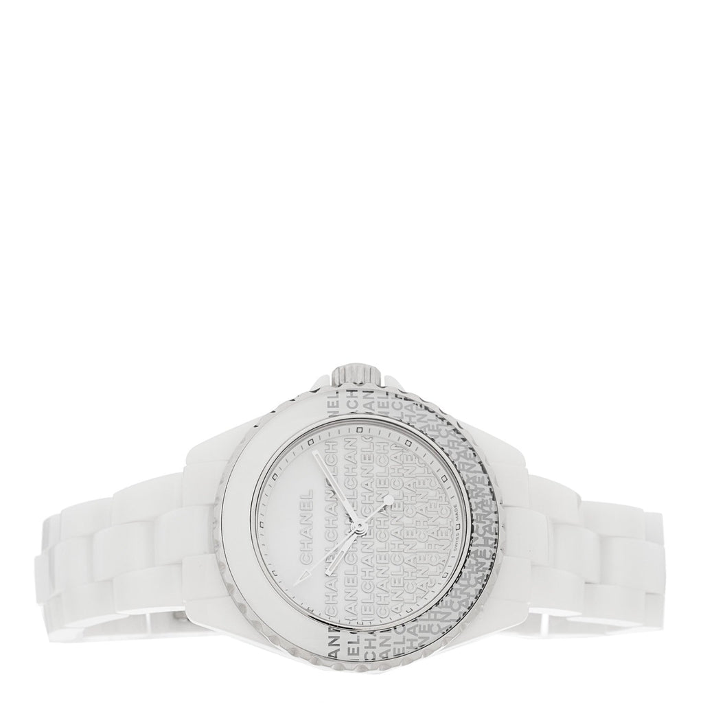 Stainless Steel Ceramic 33mm J12 Wanted de Chanel Limited Edition Automatic Watch White