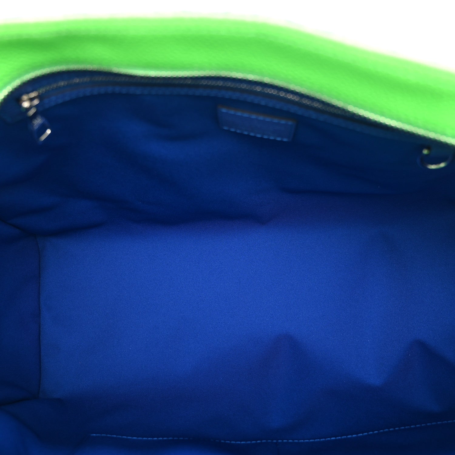 Taurillon Illusion Keepall Tote Bleu Vert
