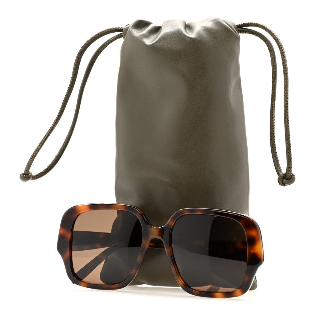 Acetate Square Sunglasses LW40134U Tortoise