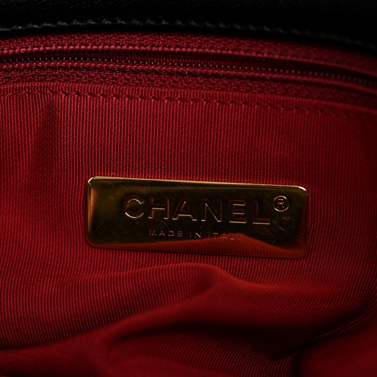 Goatskin Quilted Maxi Chanel 19 Flap Black