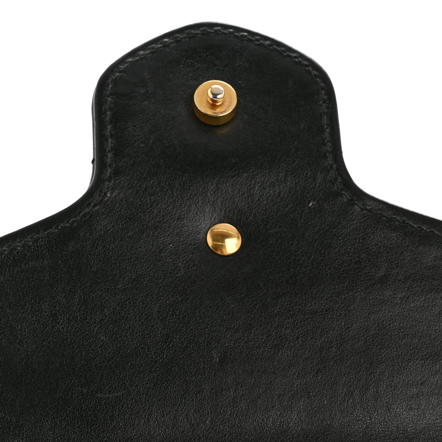 Calfskin Matelasse GG Marmont Chain Wallet Black
