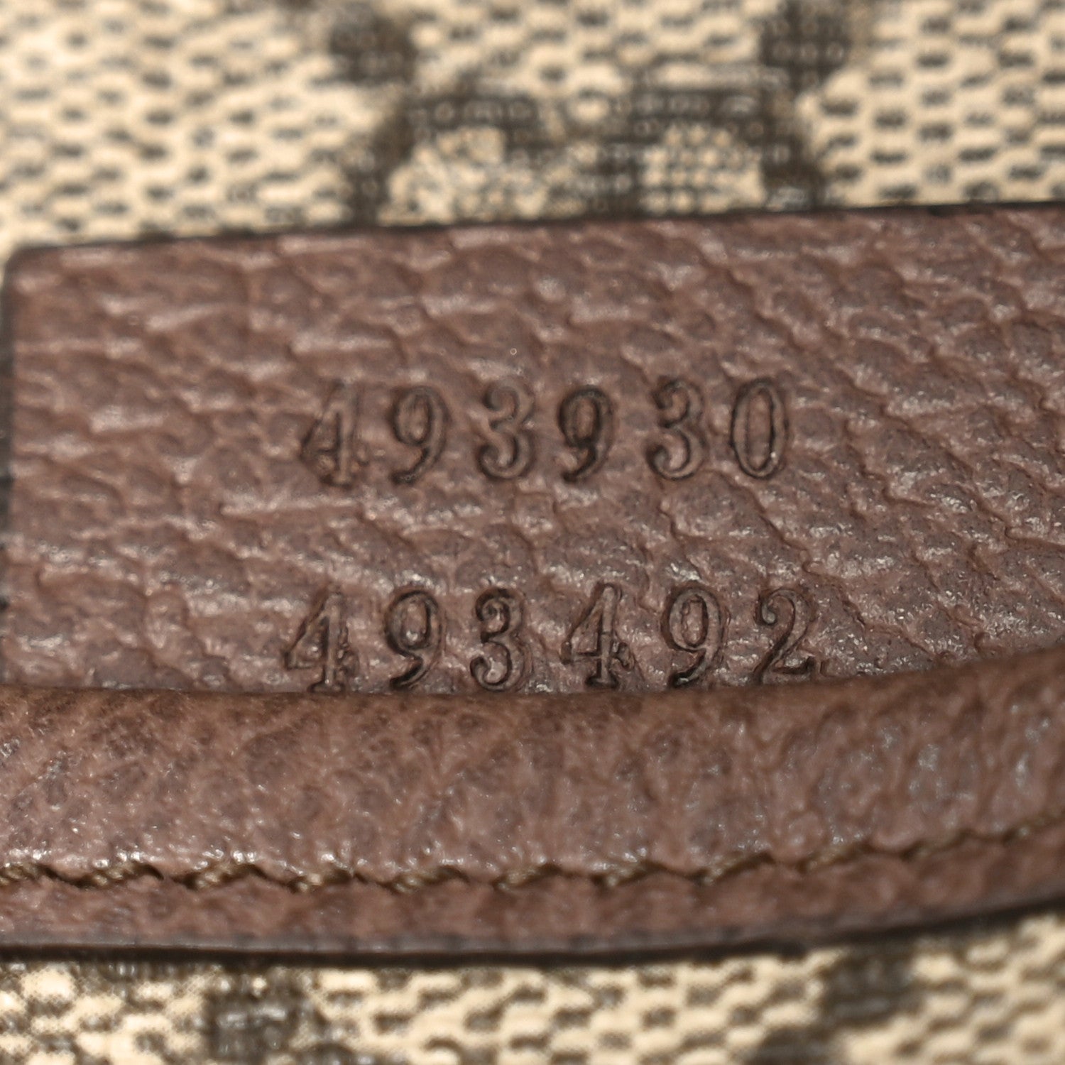 GG Supreme Monogram Neo Vintage Web Belt Bag Brown