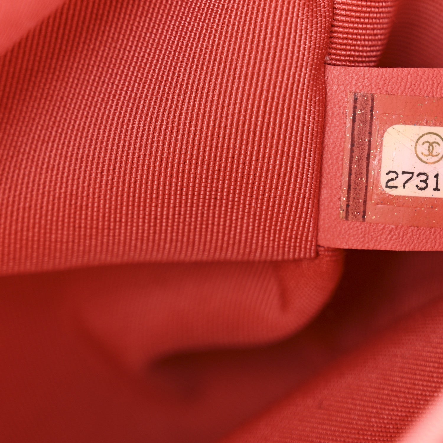 Calfskin Quilted Medium Boy Flap Coral