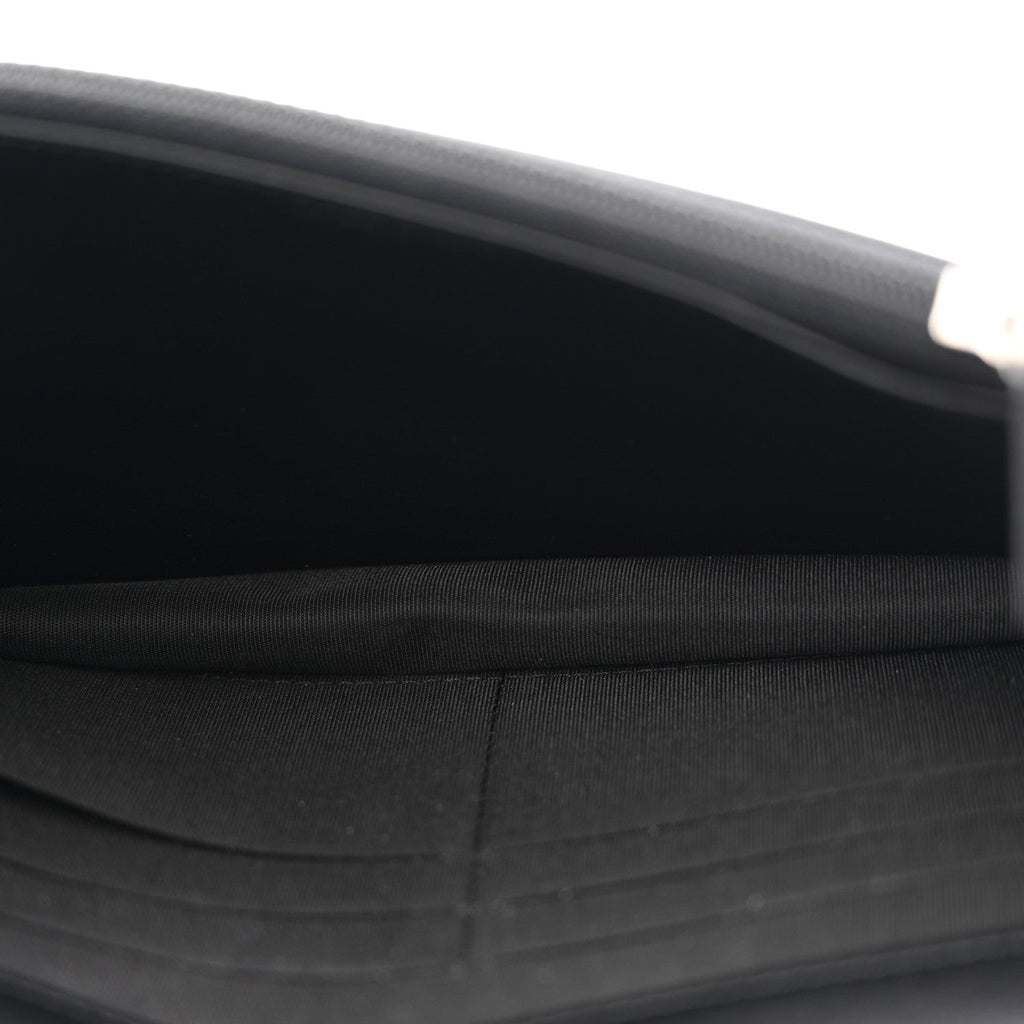 Caviar Camellia Embossed Wallet On Chain WOC Black