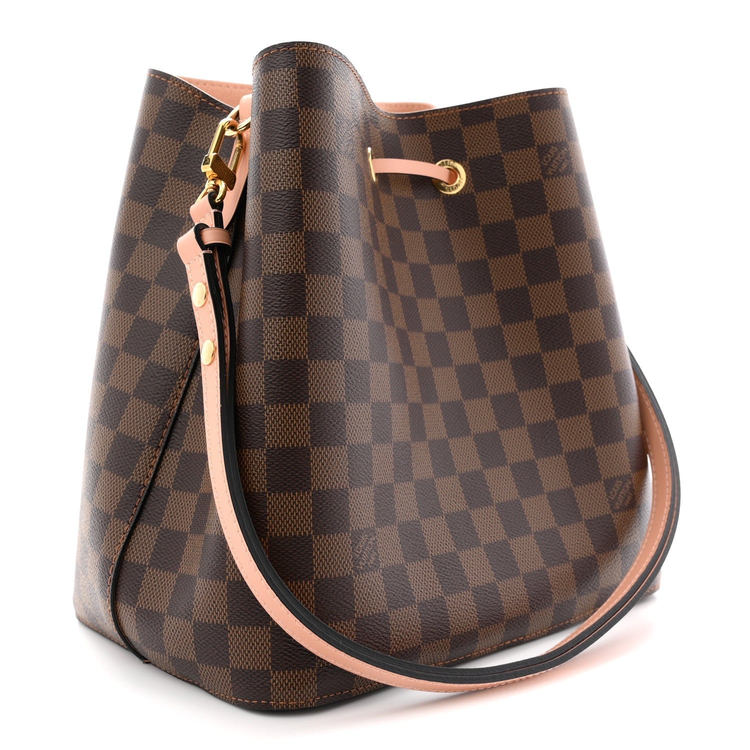 Damier Ebene Neonoe MM Venus Pink