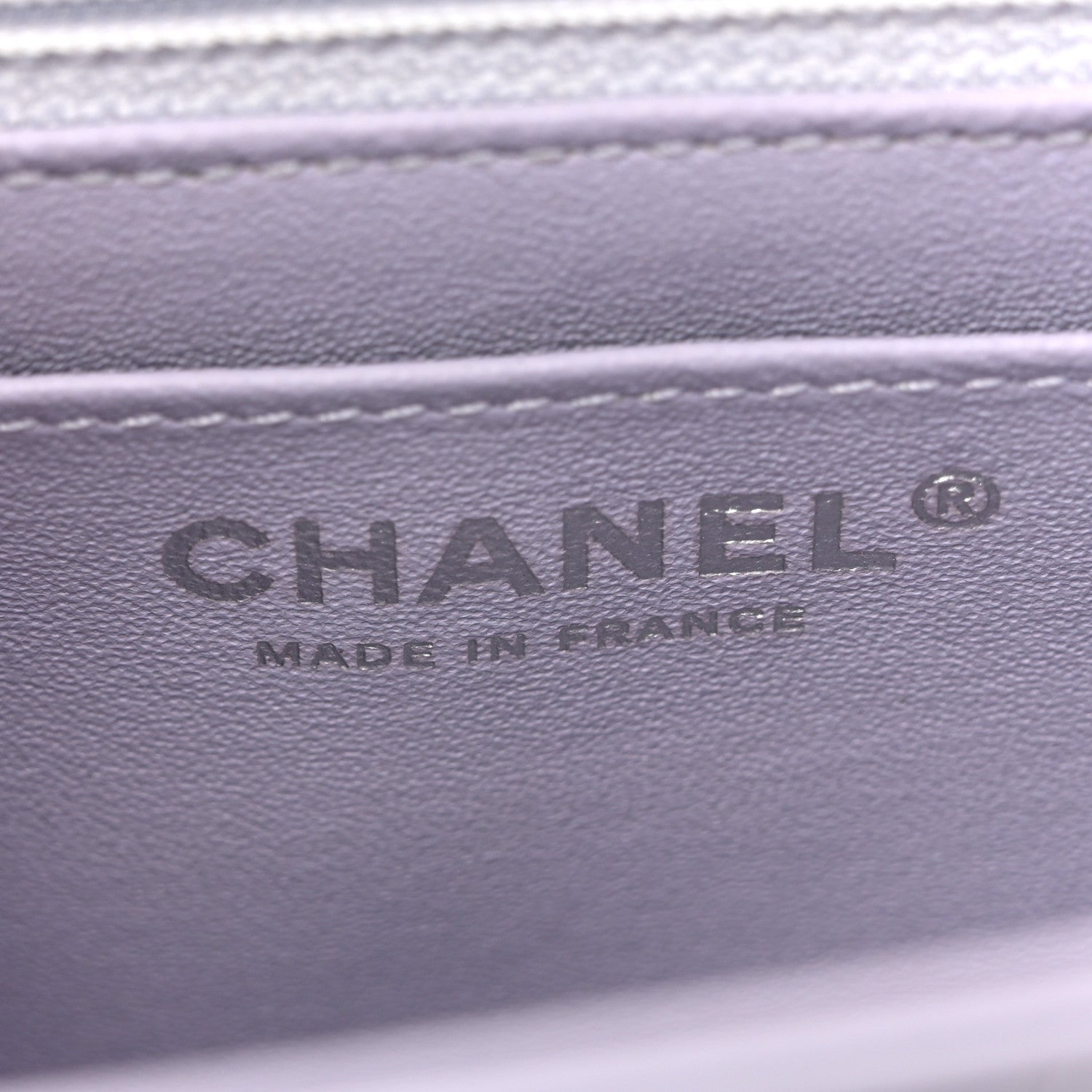 Aged Calfskin Chevron Quilted 2.55 Reissue Mini Flap Light Purple
