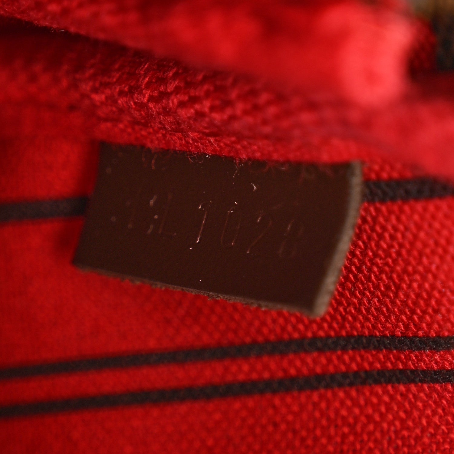Damier Ebene Complice Trunks and Bags Mini Pochette Accessories Red