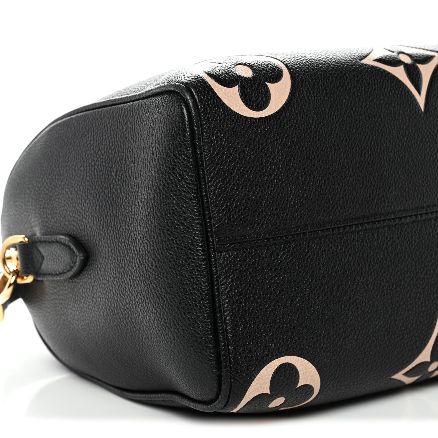 Empreinte Monogram Giant Speedy Bandouliere 25 Black Beige