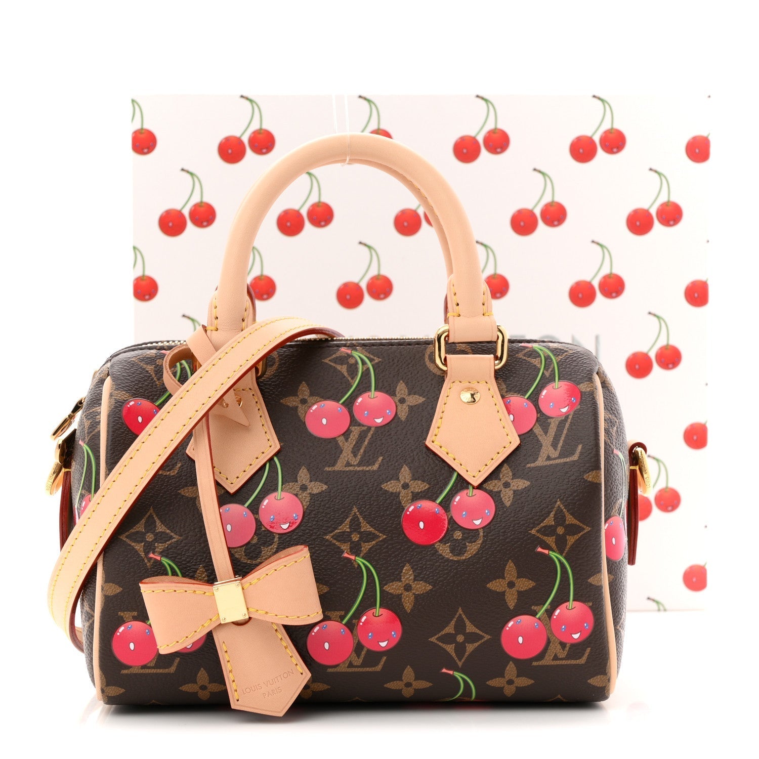 LV X TM Monogram Cerises Speedy Bandouliere 20