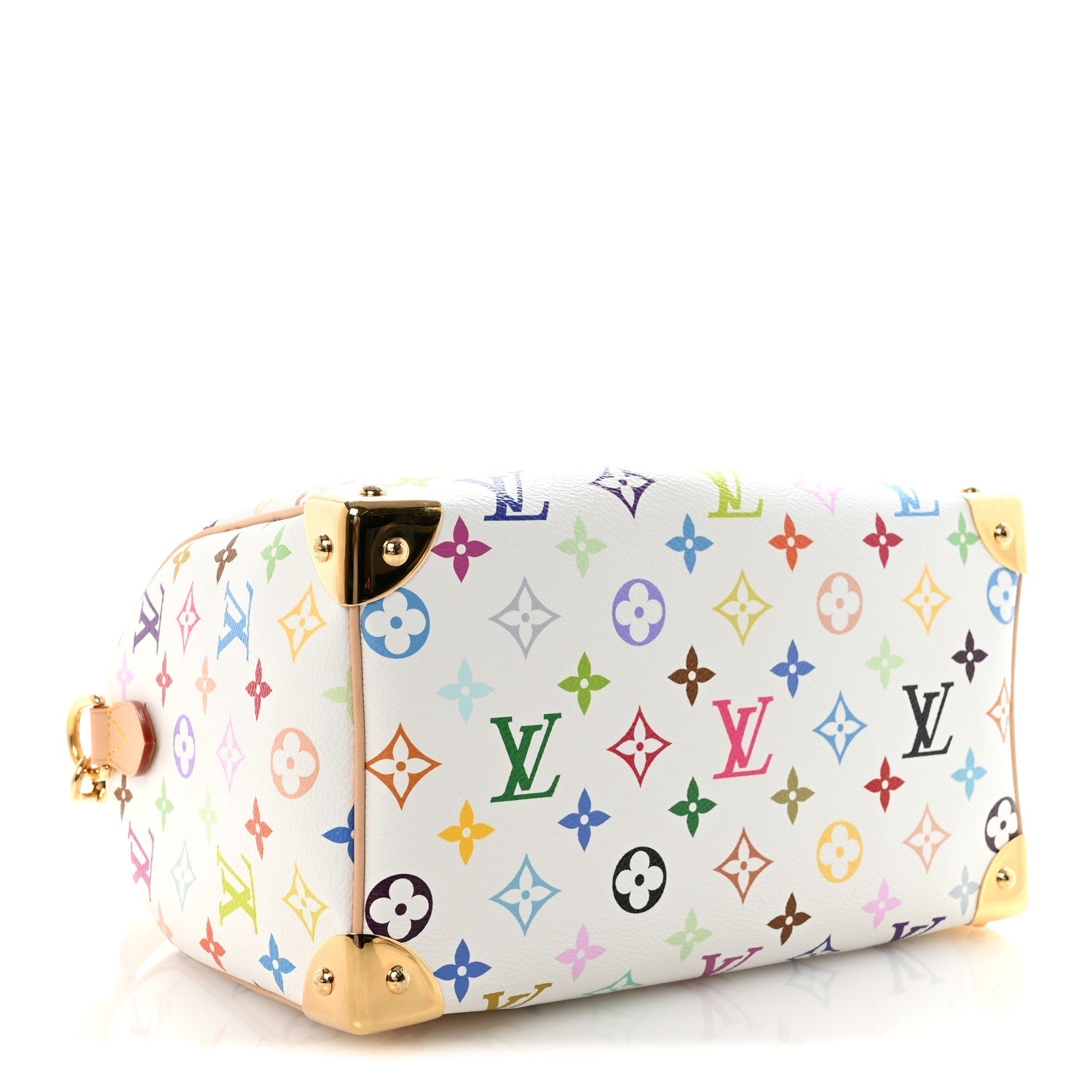 LV X TM Monogram Multicolor Speedy Bandouliere 25 White
