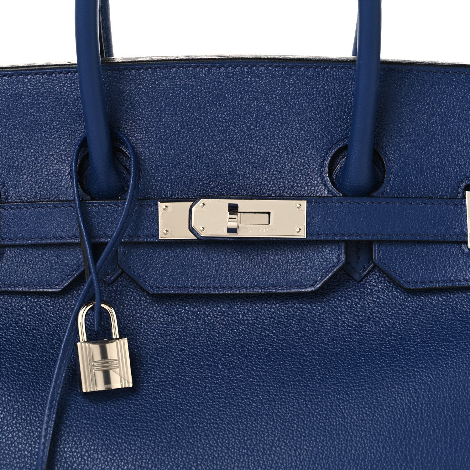 Taurillon Novillo Sea Surf Birkin 35 Bleu Saphir