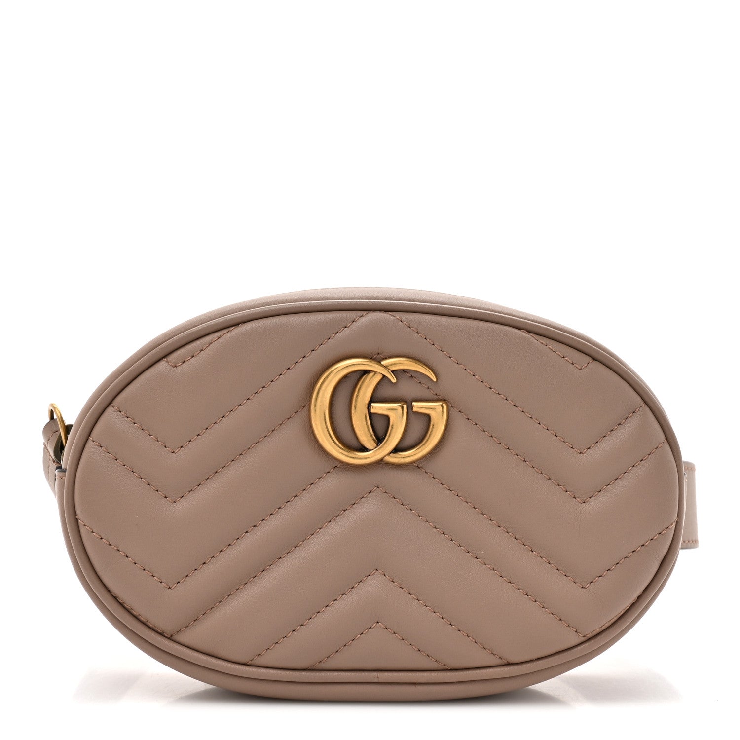 Calfskin Matelasse GG Marmont Belt Bag 75 30 Porcelain Rose