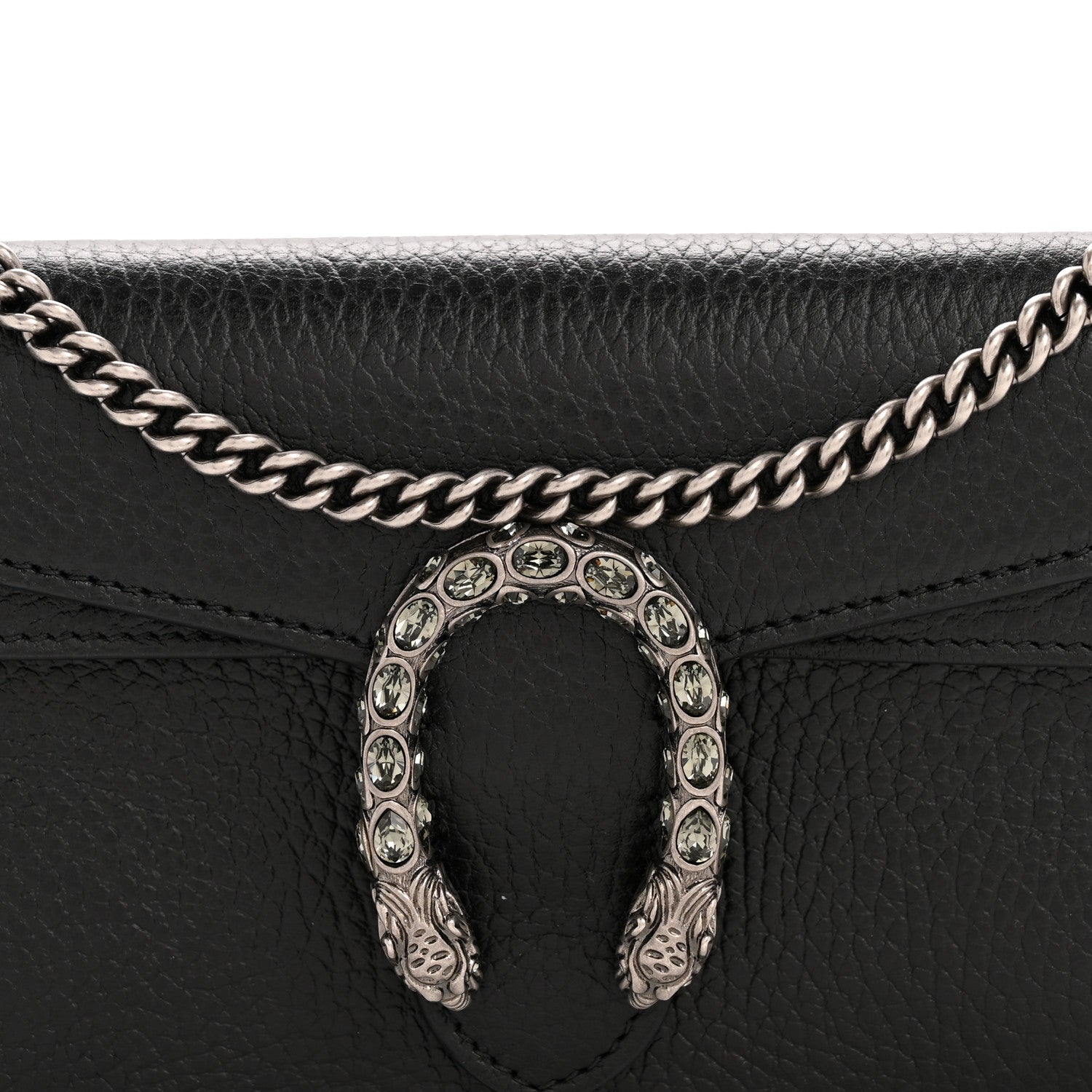 Calfskin Super Mini Dionysus Shoulder Bag Black