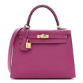 Epsom Kelly Sellier 25 Rose Pourpre