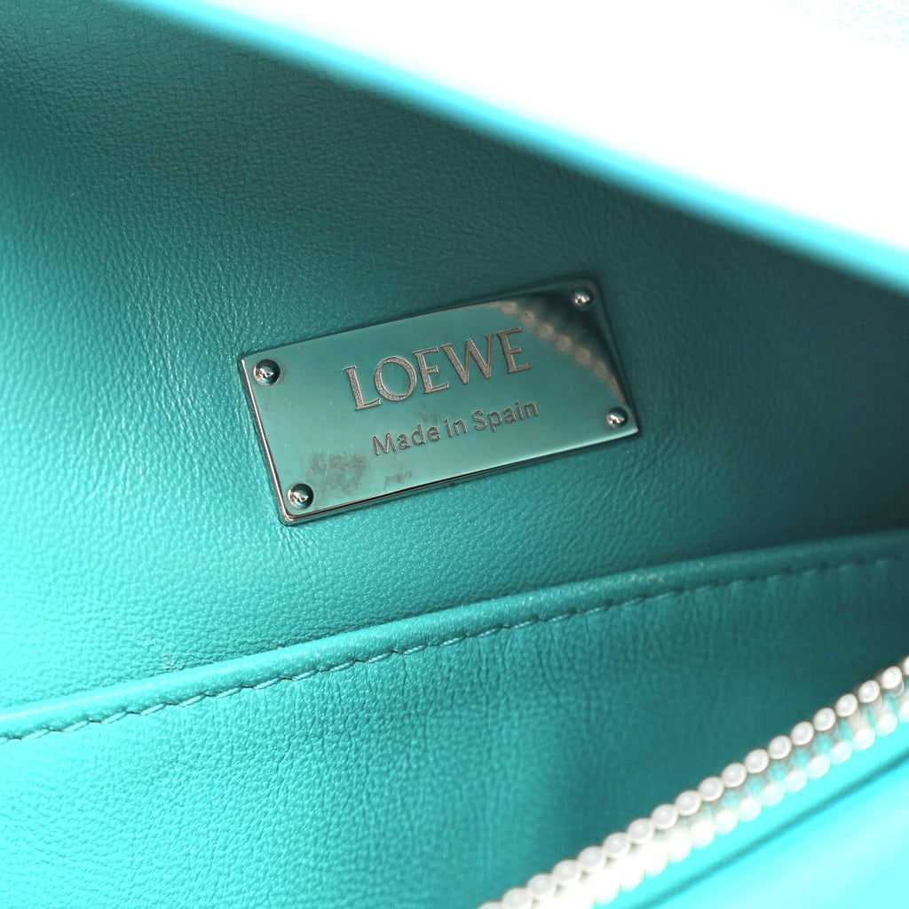 Nappa Lambskin Small Featherlight Puzzle Bag Aquamarine