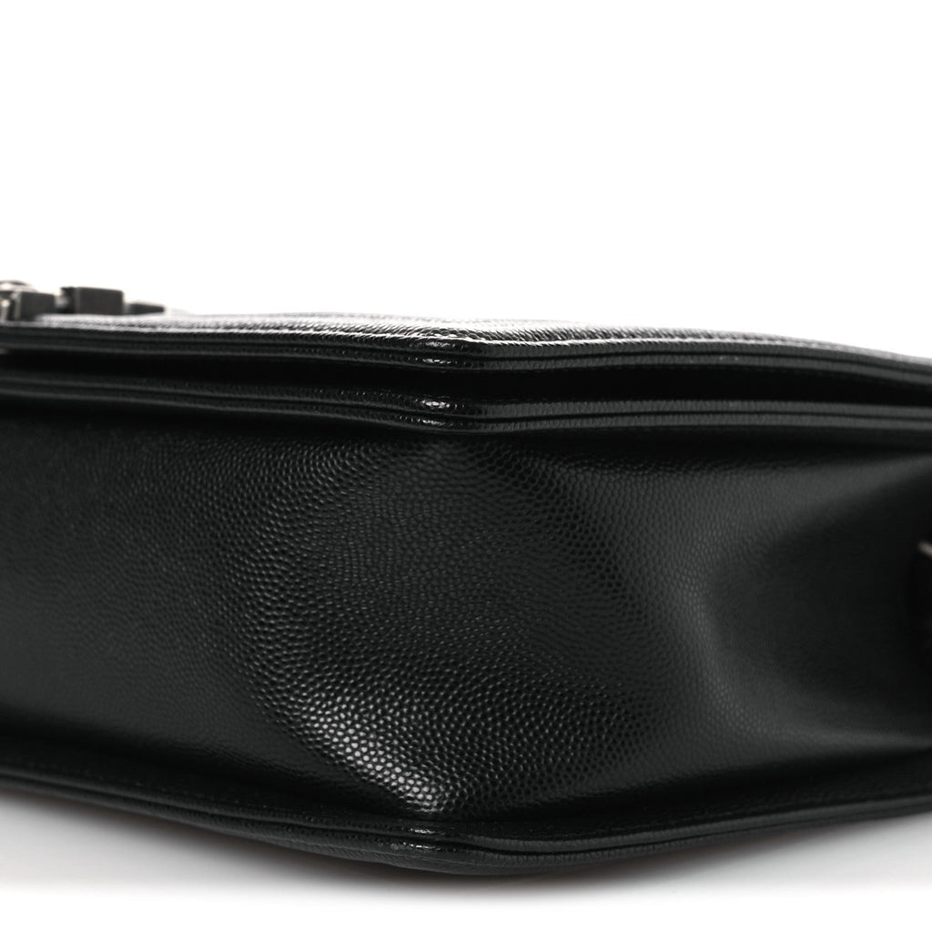 Caviar Quilted New Medium Boy Flap Black
