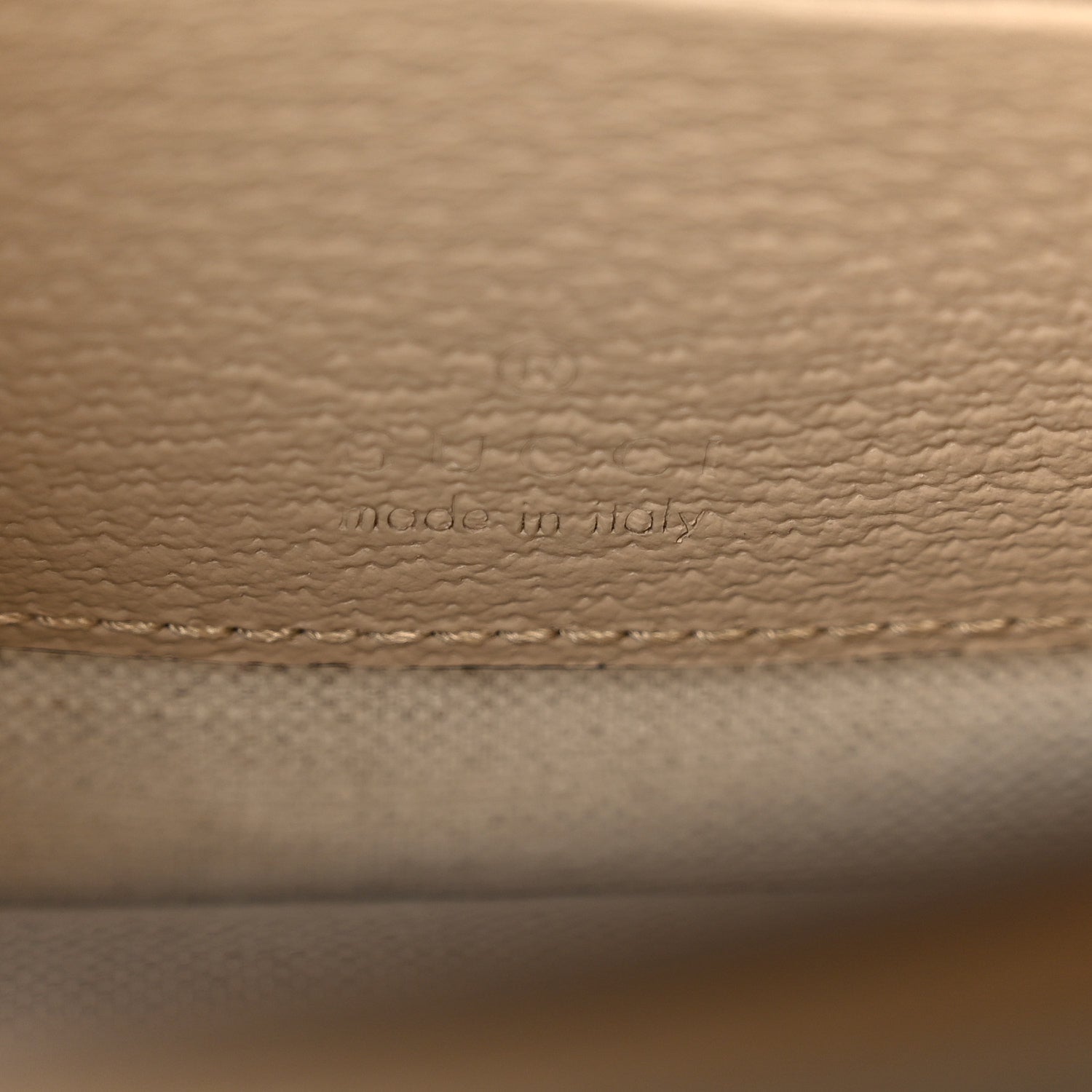GG Supreme Monogram Textured Dollar Calfskin Mini Retro Interlocking G Flap Shoulder Bag Beige Mystic White Oatmeal