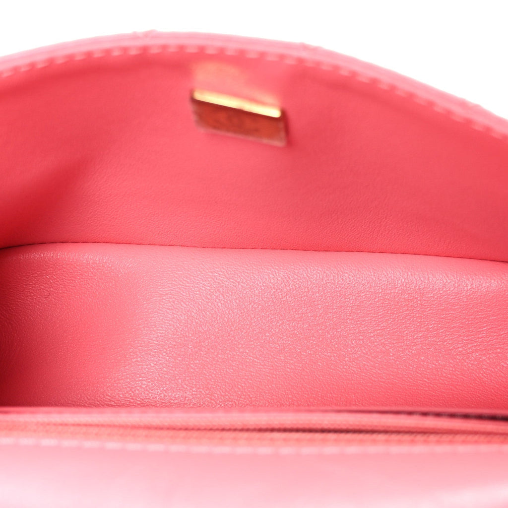 Aged Calfskin Quilted 2.55 Reissue Mini Flap Pink