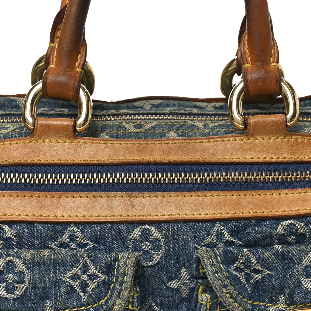 Monogram Denim Neo Speedy Blue