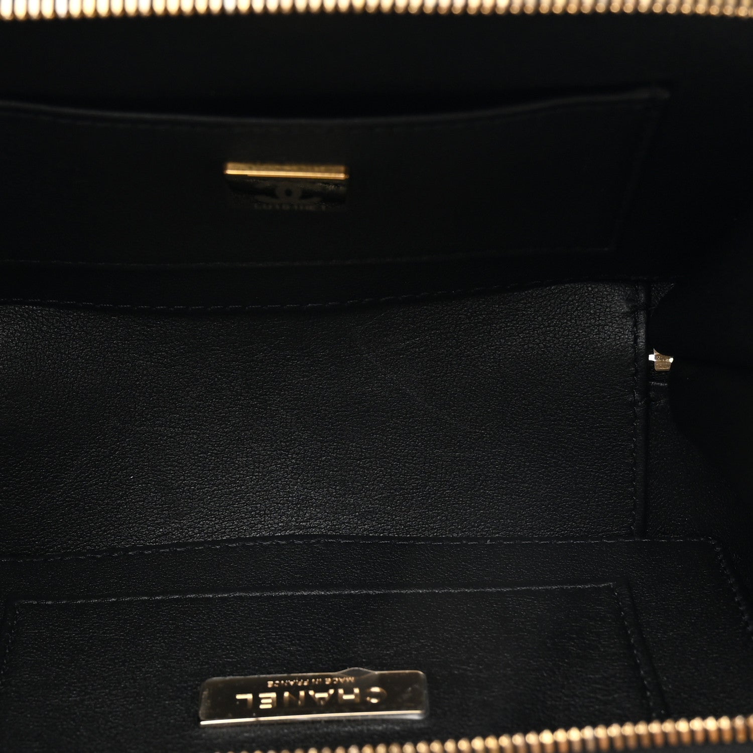 Lambskin Quilted Coco Click Bag Black