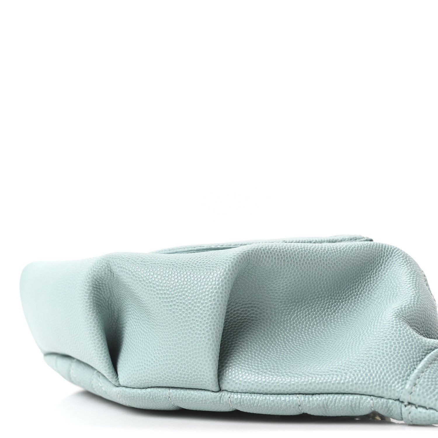 Caviar Quilted Filigree Waist Bag Light Blue