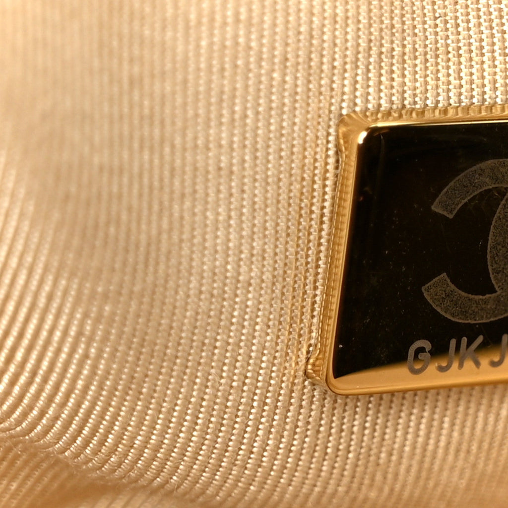 Shiny Goatskin Quilted Medium Chanel 19 Flap Beige